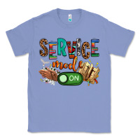 Colony Blue service mode on woman version Classic Tee - NancyCooperArtShop