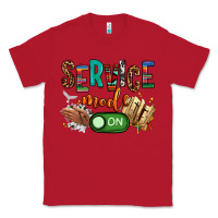 Red service mode on woman version Classic Tee - NancyCooperArtShop