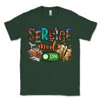 Sports Green service mode on woman version Classic Tee - NancyCooperArtShop