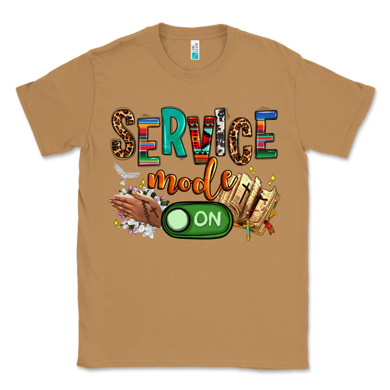 Service Mode On Woman Version Classic Tee by NancyCooperArtShop | Teevron