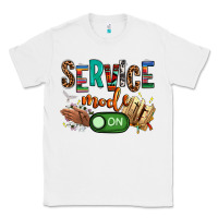 White service mode on woman version Classic Tee - NancyCooperArtShop