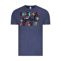 Vintage Denim christmas spirit activate Vintage Tee - JahusDesignShop