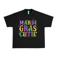 Black mardi gras cutie Urban Heavy Tee - MaliasSmallBusiness