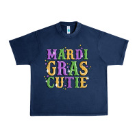 Navy mardi gras cutie Urban Heavy Tee - MaliasSmallBusiness