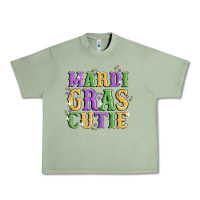Oil Green mardi gras cutie Urban Heavy Tee - MaliasSmallBusiness
