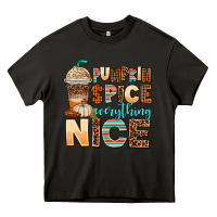 Asphalt pumpkin spice everything nice Heavy Core Tee - AdoDesignShop