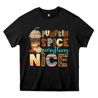 Black pumpkin spice everything nice Heavy Core Tee - AdoDesignShop