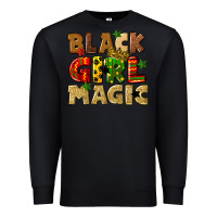 Black black girl magic juneteenth Premium Sweatshirt - CowGirlArtShop