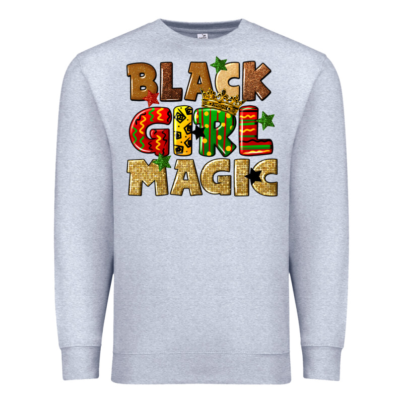Black Girl Magic Juneteenth Premium Sweatshirt by CowGirlArtShop | Teevron