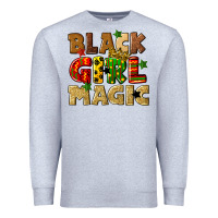 Heather Grey black girl magic juneteenth Premium Sweatshirt - CowGirlArtShop