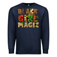 Navy black girl magic juneteenth Premium Sweatshirt - CowGirlArtShop
