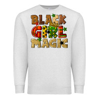 Oatmeal Heather black girl magic juneteenth Premium Sweatshirt - CowGirlArtShop