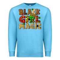 Ocean Blue black girl magic juneteenth Premium Sweatshirt - CowGirlArtShop