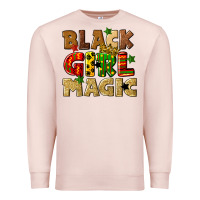 Pale Pink black girl magic juneteenth Premium Sweatshirt - CowGirlArtShop