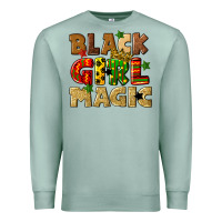 Seafoam black girl magic juneteenth Premium Sweatshirt - CowGirlArtShop