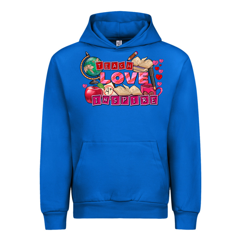 Valentine's Day Teach Love Inspire Urban Hoodie by FaDigitalArtStudio | Teevron