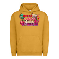 Pigment Peanut Butter Valentine's Day Teach Love Inspire Urban Hoodie - FaDigitalArtStudio
