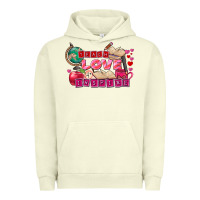 Pigment Pistachio Valentine's Day Teach Love Inspire Urban Hoodie - FaDigitalArtStudio