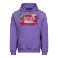 Tulip Valentine's Day Teach Love Inspire Urban Hoodie - FaDigitalArtStudio