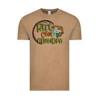 Vintage Coffee reel cool  grandpa Vintage Tee - MaliasSmallBusiness