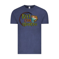 Vintage Denim reel cool  grandpa Vintage Tee - MaliasSmallBusiness