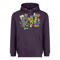Plum registered nurse mardi gras Heavyweight Hoodie - CowGirlArtShop