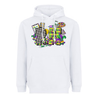 White registered nurse mardi gras Heavyweight Hoodie - CowGirlArtShop