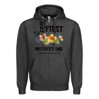 Charcoal Heather Our Fırst Mother's day Mommy & Scarlette 2020 Zipper Hoodie - Bettercallsaul