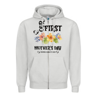 Dove Grey Our Fırst Mother's day Mommy & Scarlette 2020 Zipper Hoodie - Bettercallsaul
