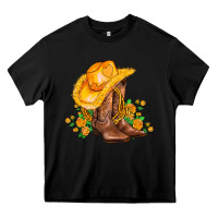 Black yellow  cowgirl and roses Heavy Core Tee - AdoDesignShop