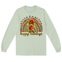 Matcha Happy holidays elf gnome Long Sleeve Tee - NancyCooperArtShop
