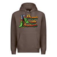 Coffee steppin into juneteenth heels Premium Hoodie - CowGirlArtShop