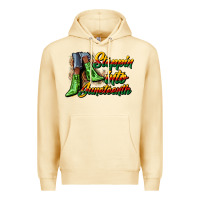 Pina Colada steppin into juneteenth heels Premium Hoodie - CowGirlArtShop