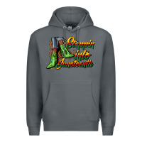 Rock steppin into juneteenth heels Premium Hoodie - CowGirlArtShop