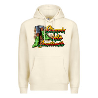 Sandshell steppin into juneteenth heels Premium Hoodie - CowGirlArtShop