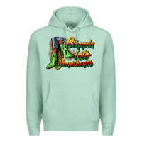 Seafoam steppin into juneteenth heels Premium Hoodie - CowGirlArtShop