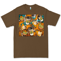 Cacao autumun distressed tumbler Premium Tee - BundleAndBundleShop