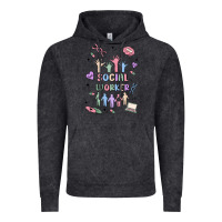 Vintage Black social worker Vintage Hoodie - MaliasSmallBusiness
