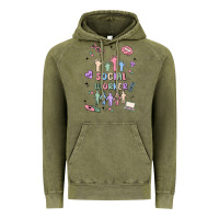 Vintage Olive social worker Vintage Hoodie - MaliasSmallBusiness
