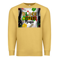 Antique Gold black nurse magic Premium Sweatshirt - CowGirlArtShop