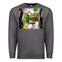 Charcoal Heather black nurse magic Premium Sweatshirt - CowGirlArtShop