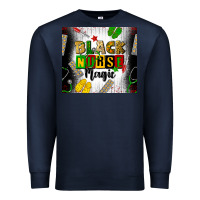Navy black nurse magic Premium Sweatshirt - CowGirlArtShop