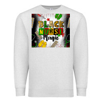 Oatmeal Heather black nurse magic Premium Sweatshirt - CowGirlArtShop