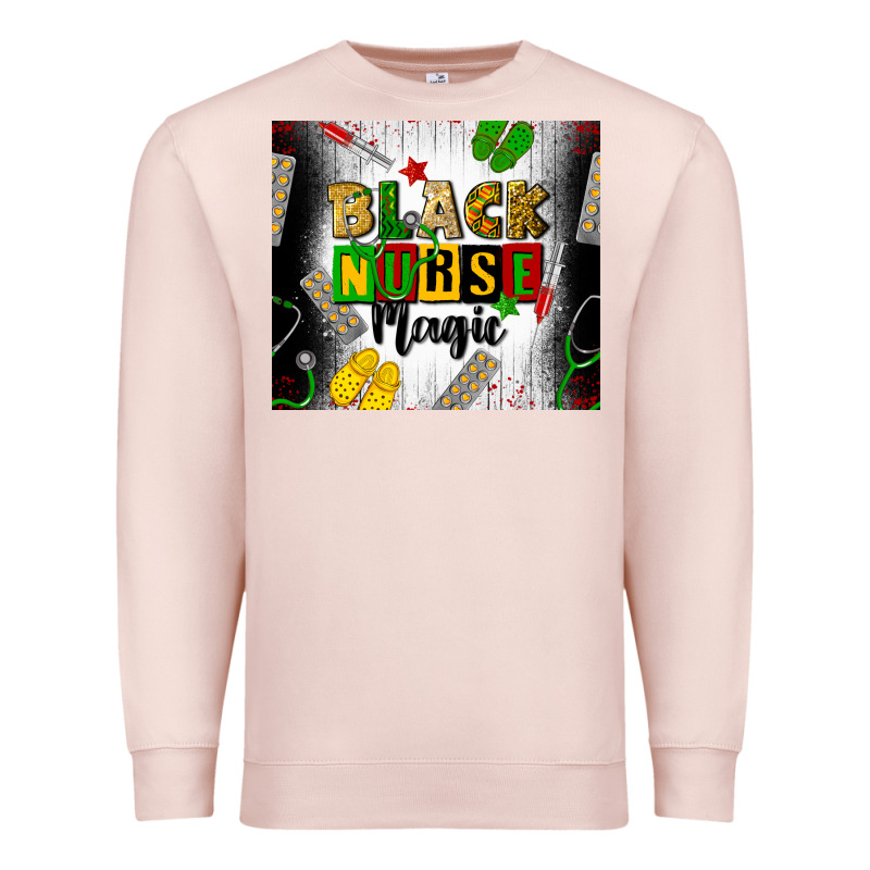 Black Nurse Magic Premium Sweatshirt by CowGirlArtShop | Teevron