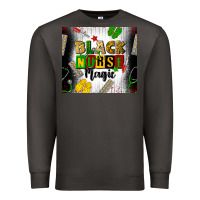 Smoke black nurse magic Premium Sweatshirt - CowGirlArtShop