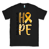 Black Finding the cure starts with hope Childhood Cancer Classic Tee - NancyCooperArtShop
