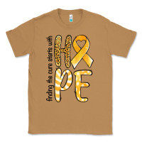 Toasted Coconut Finding the cure starts with hope Childhood Cancer Classic Tee - NancyCooperArtShop
