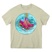 Mossy ice skate christmas ornament Heavy Core Tee - BundleAndBundleShop