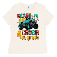 Bone ready to school crush 4th grade Ladies Tee - AdoDesignShop