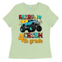 Matcha ready to school crush 4th grade Ladies Tee - AdoDesignShop